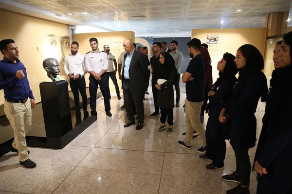 مراسم اهدا کاپ افتخارآفرینان ورزش راگبی و بازدید از موزه ملی ورزش،المپیک و پارالمپیک