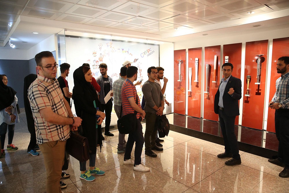 بازدید دانشجویان تربیت بدنی از موزه ملی ورزش،المپیک و پاراالمپیک