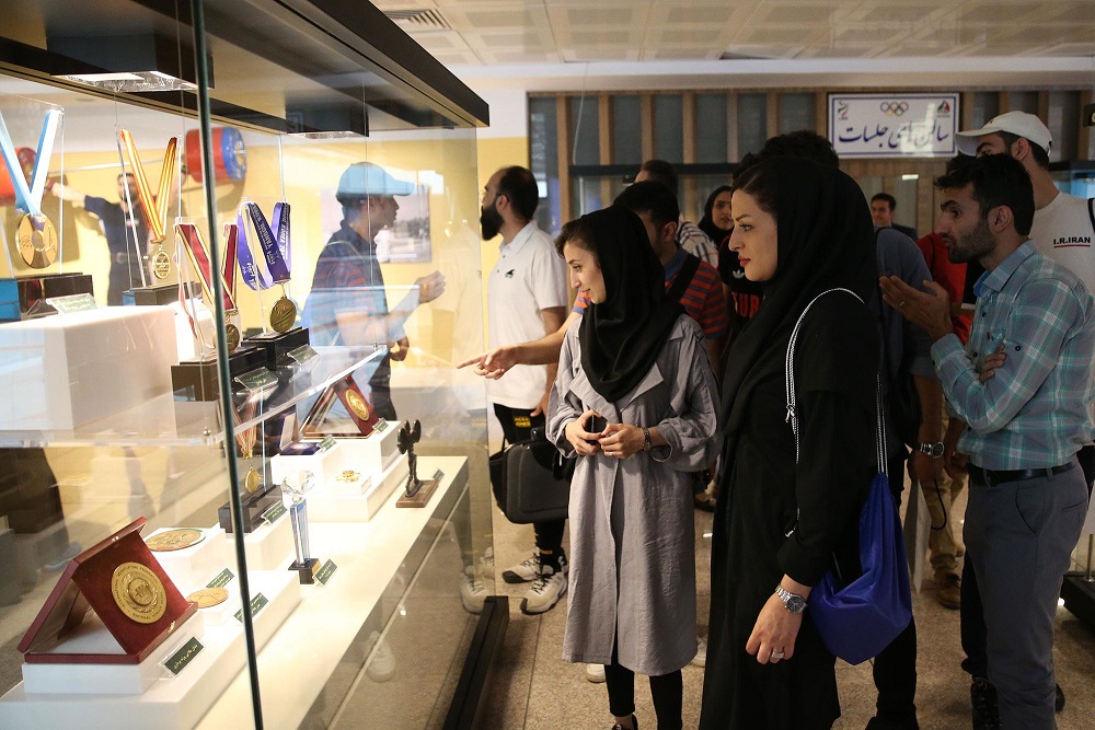 بازدید دانشجویان تربیت بدنی از موزه ملی ورزش،المپیک و پاراالمپیک