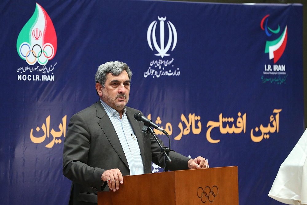 آیین افتتاح تالار مشاهیر ورزش ایران و رونمایی از تندیس قهرمانان ورزش کشور