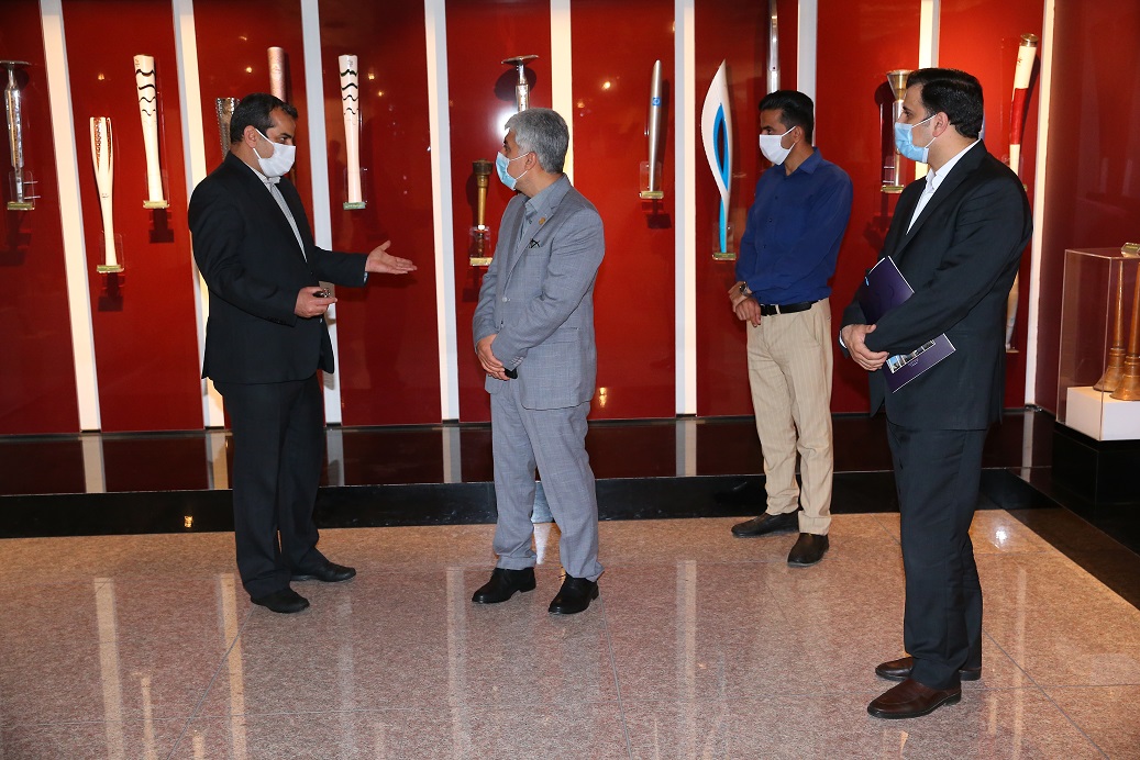 بازدید مدیرعامل سازمان ورزش شهرداری تهران از موزه