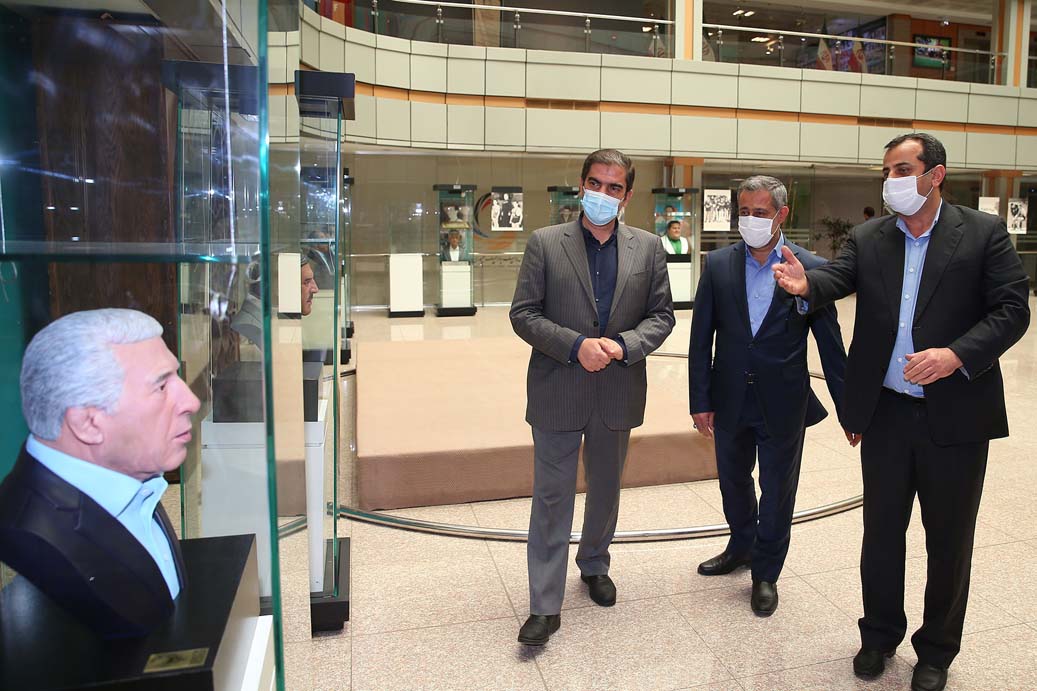 بازدید رئیس فدراسیون ورزش مجلس از موزه ملی ورزش،المپیک،پارالمپیک