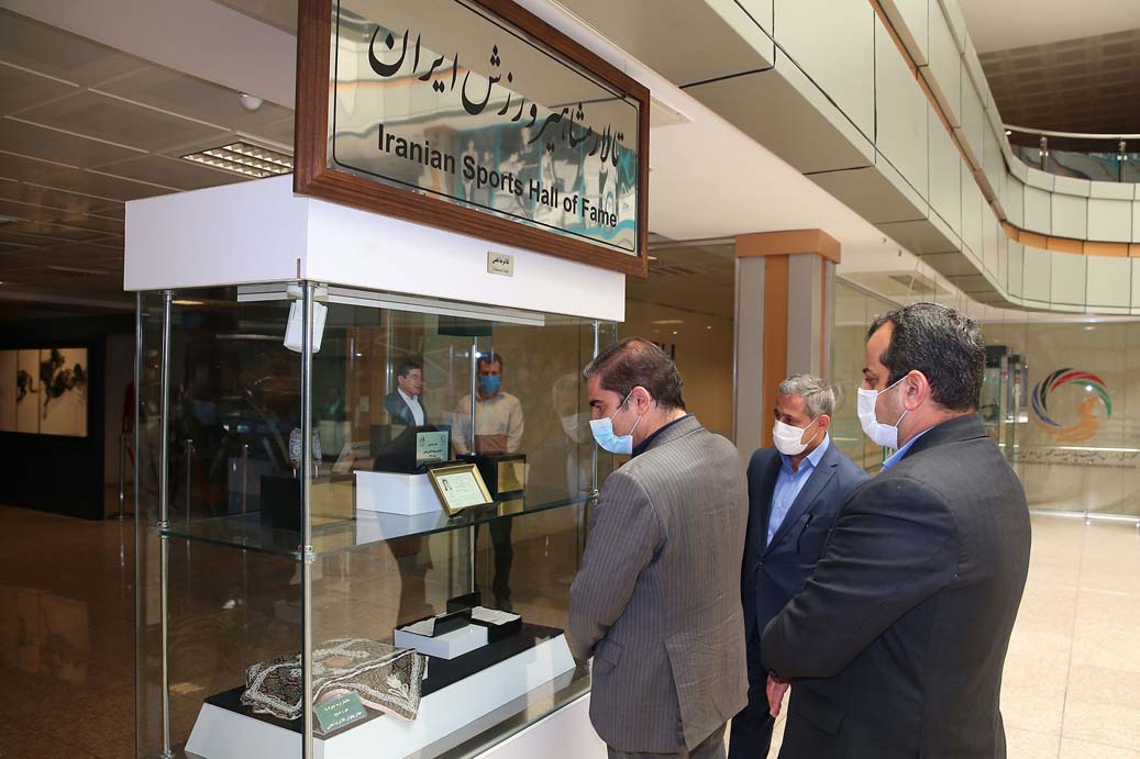 بازدید رئیس فدراسیون ورزش مجلس از موزه ملی ورزش،المپیک،پارالمپیک