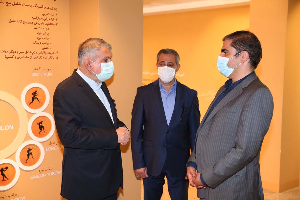 بازدید رئیس فدراسیون ورزش مجلس از موزه ملی ورزش،المپیک،پارالمپیک