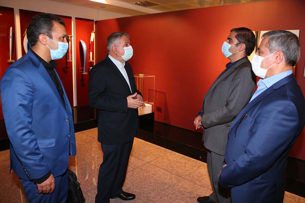 بازدید رئیس فدراسیون ورزش مجلس از موزه ملی ورزش،المپیک،پارالمپیک