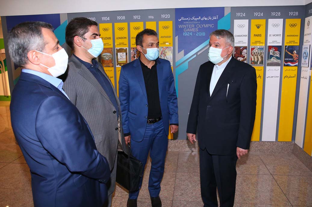 بازدید رئیس فدراسیون ورزش مجلس از موزه ملی ورزش،المپیک،پارالمپیک