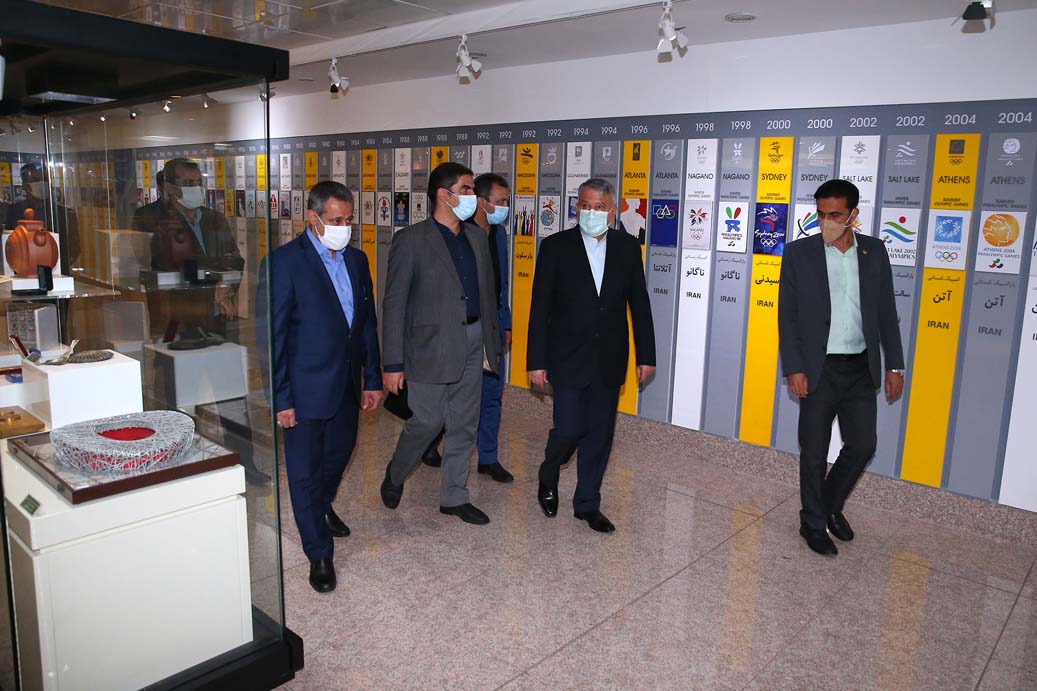 بازدید رئیس فدراسیون ورزش مجلس از موزه ملی ورزش،المپیک،پارالمپیک