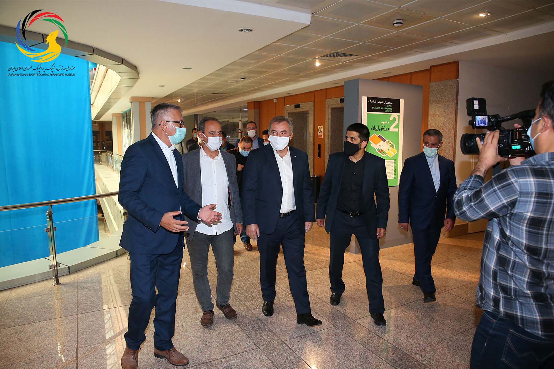 بازدید رئیس فدراسیون کشتی صربستان از موزه ملی ورزش،المپیک،پارالمپیک