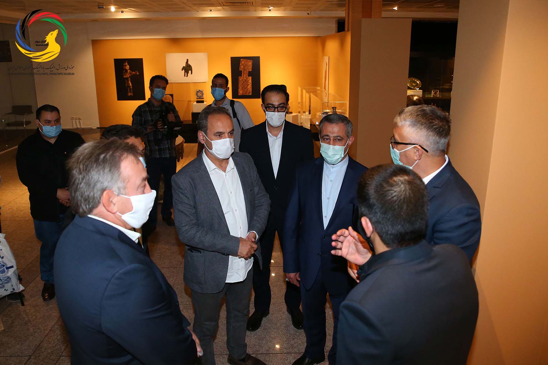 بازدید رئیس فدراسیون کشتی صربستان از موزه ملی ورزش،المپیک،پارالمپیک