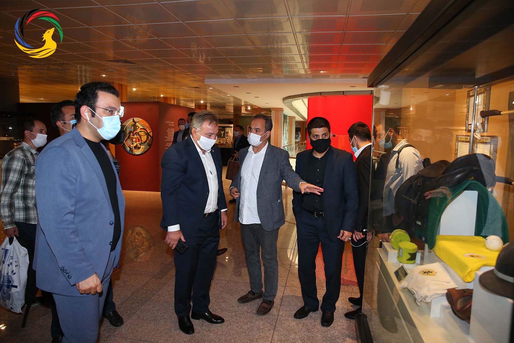 بازدید رئیس فدراسیون کشتی صربستان از موزه ملی ورزش،المپیک،پارالمپیک