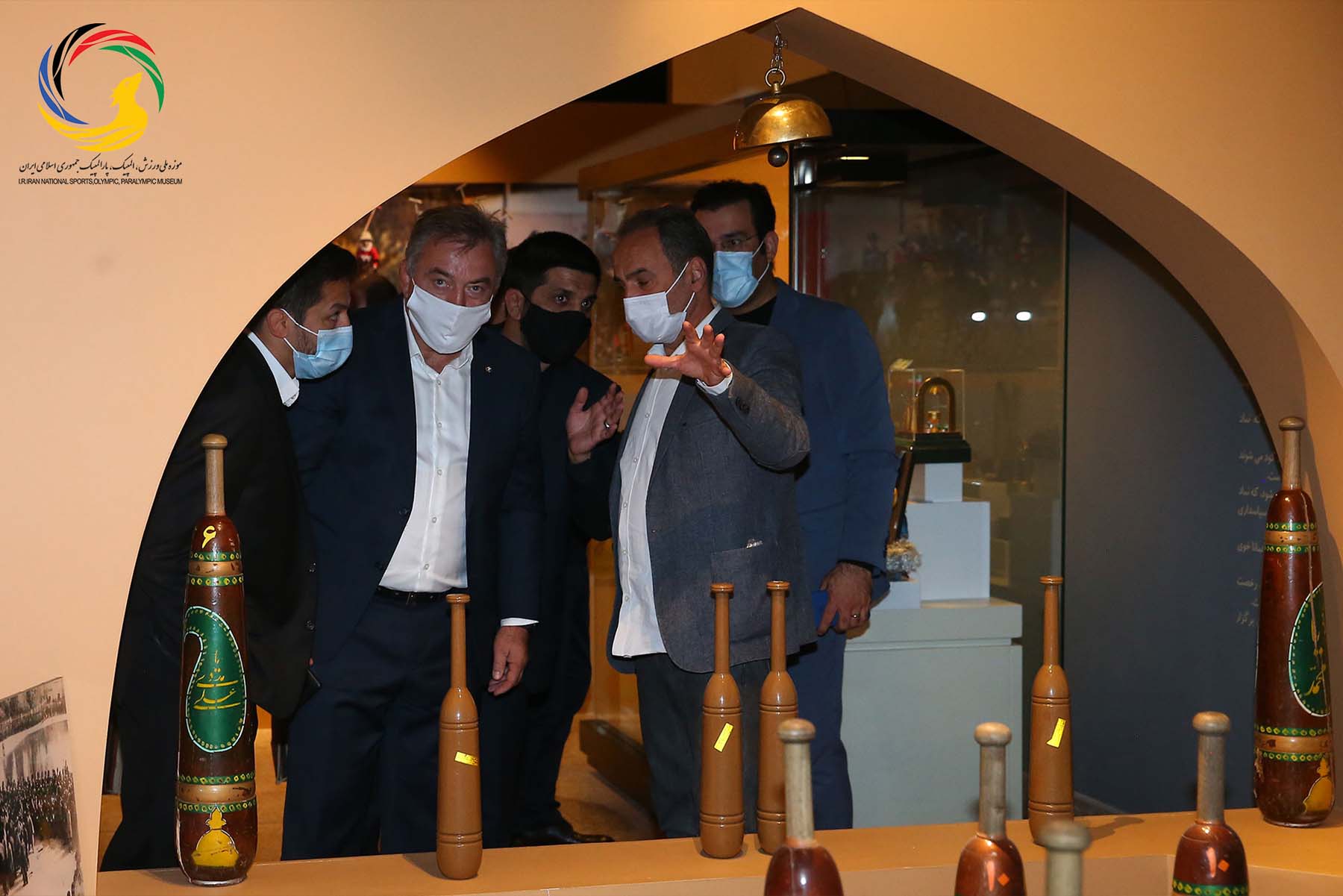 بازدید رئیس فدراسیون کشتی صربستان از موزه ملی ورزش،المپیک،پارالمپیک