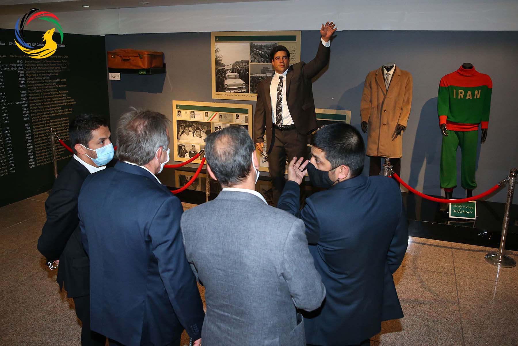 بازدید رئیس فدراسیون کشتی صربستان از موزه ملی ورزش،المپیک،پارالمپیک