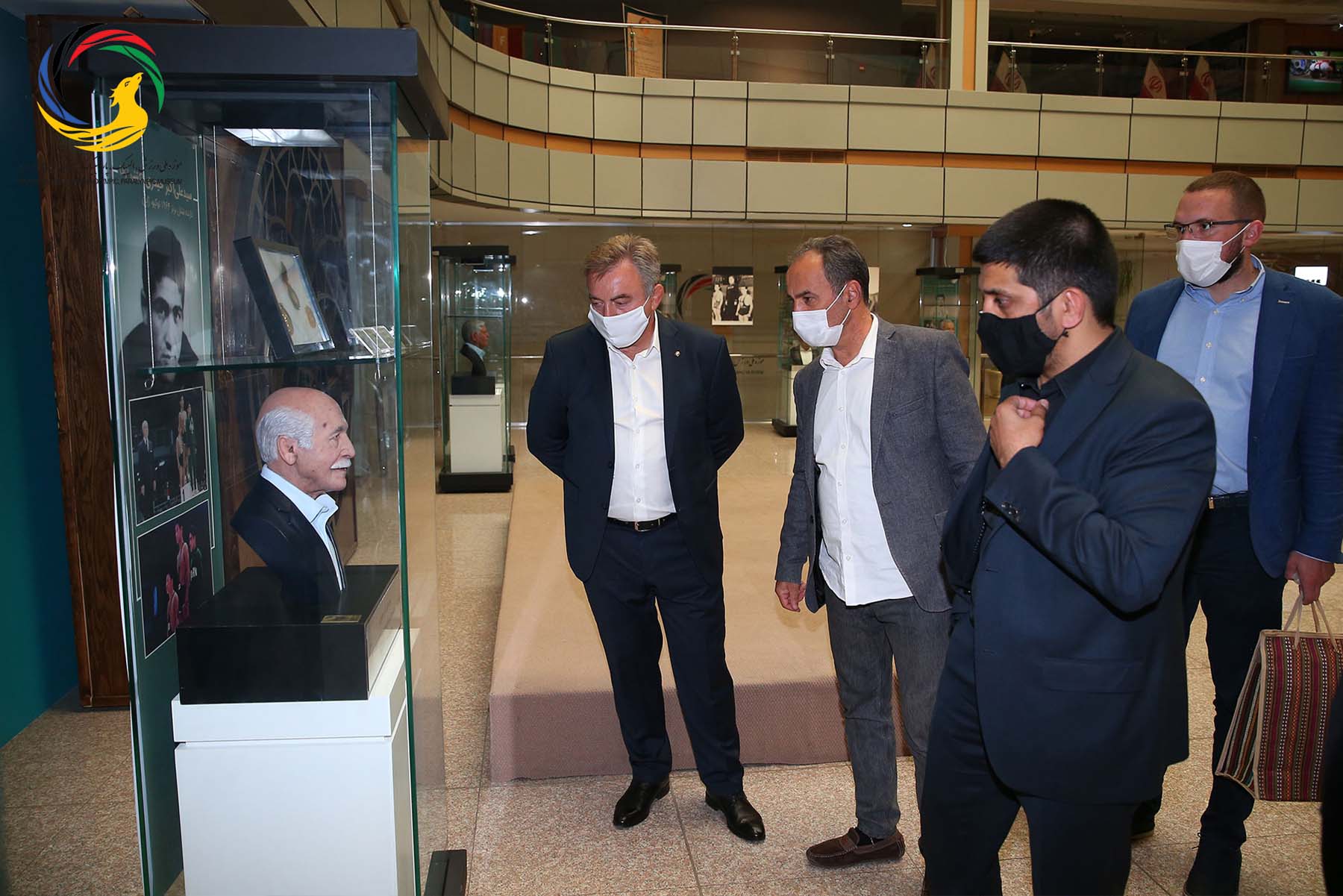 بازدید رئیس فدراسیون کشتی صربستان از موزه ملی ورزش،المپیک،پارالمپیک