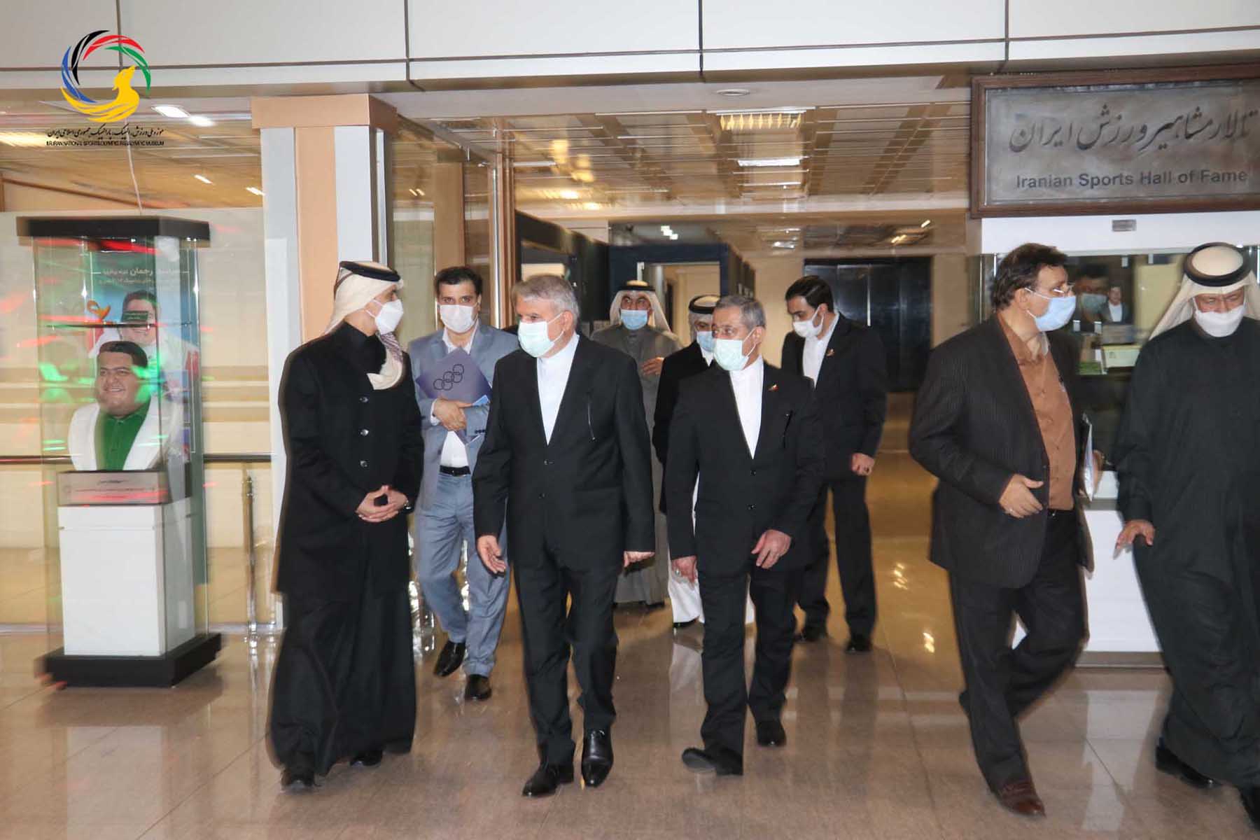 بازدید هیات ورزشی بلند پایه 12 نفره قطر