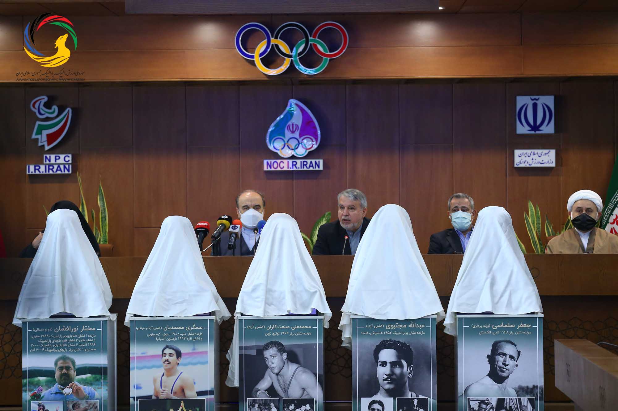 رونمایی از 5 تندیس مدال آوران تاریخ المپیک و پارالمپیک ایران 9 دی 1399