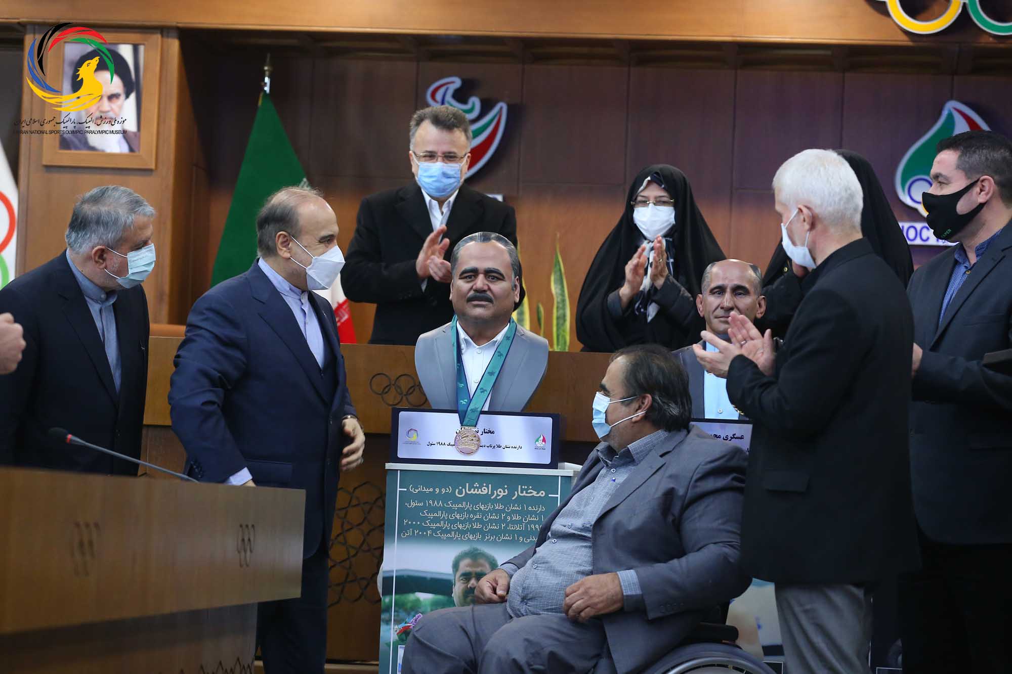 رونمایی از 5 تندیس قهرمانان ورزش کشور 9 دی 1399