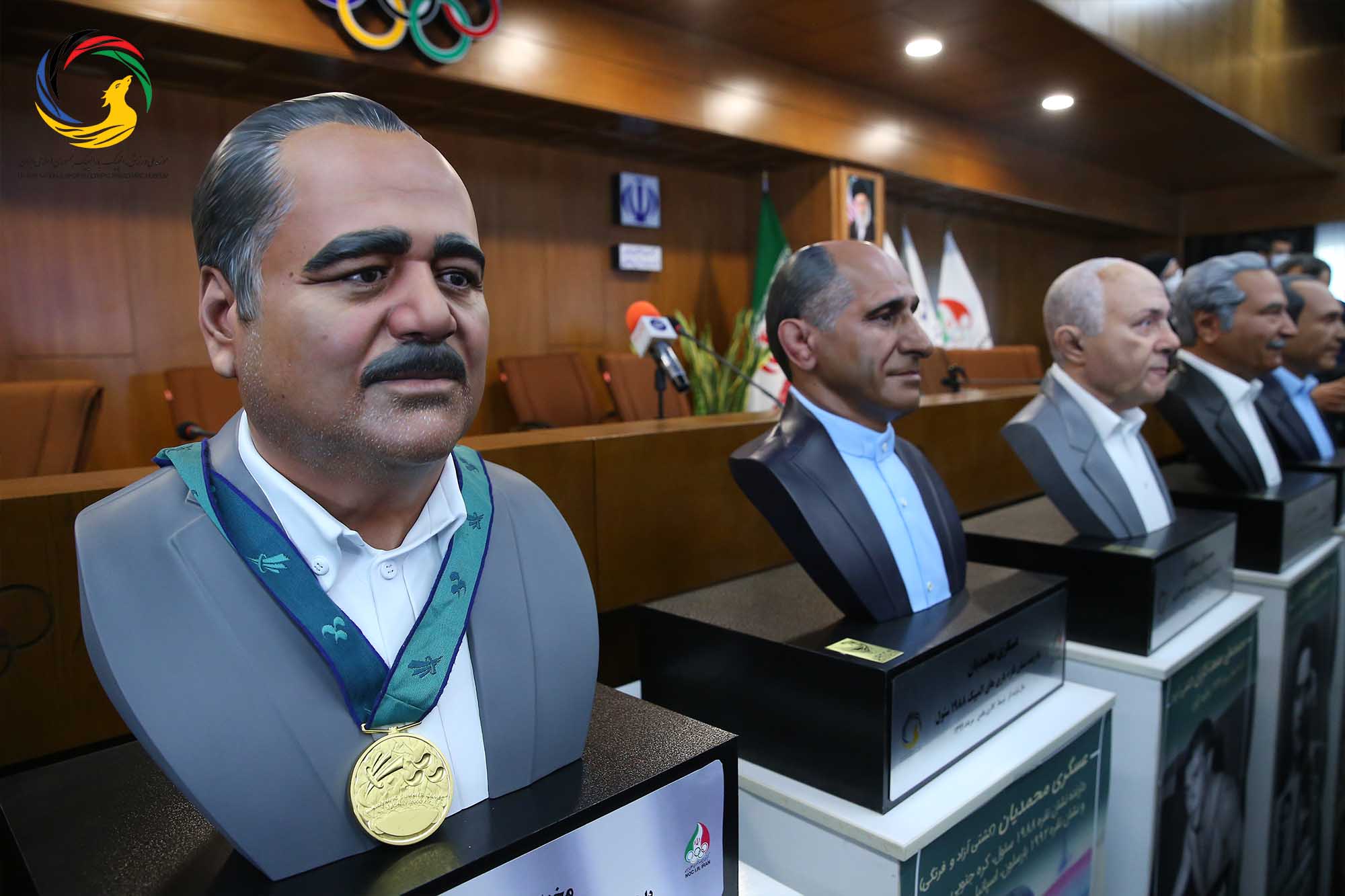 رونمایی از 5 تندیس مدال آوران تاریخ المپیک و پارالمپیک ایران 9 دی 1399