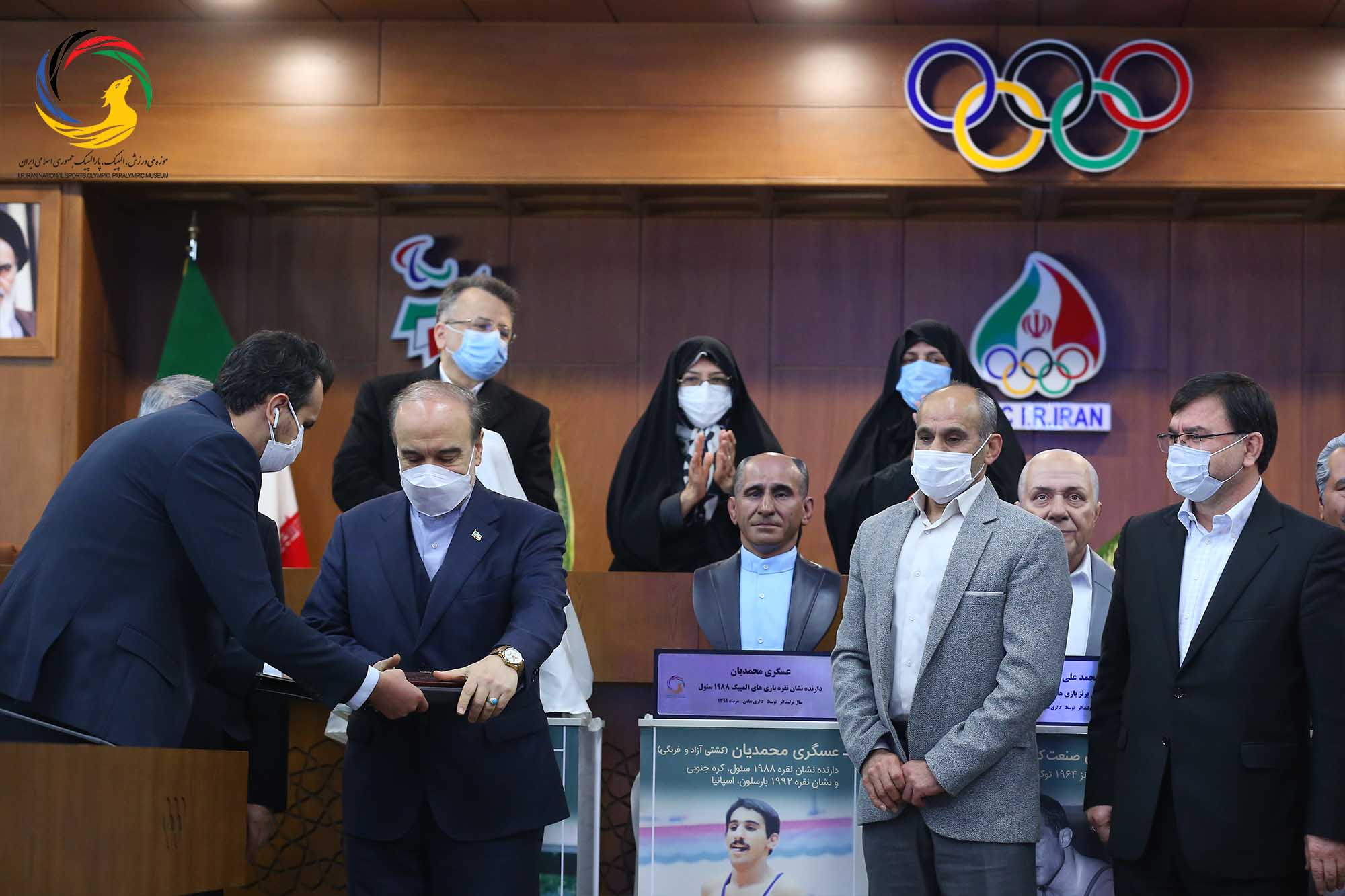 رونمایی از 5 تندیس مدال آوران تاریخ المپیک و پارالمپیک ایران 9 دی 1399