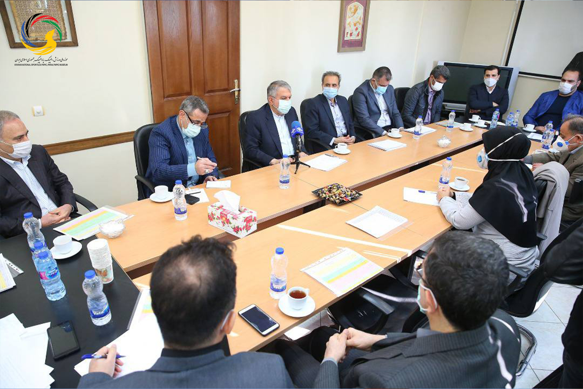 بازدید مدیر موزه ملی ورزش،المپیک،پارالمپیک و مسئولین کمیته ملی المپیک از فدراسیون های ژیمناستیک، هاکی و بولینگ و بیلیارد