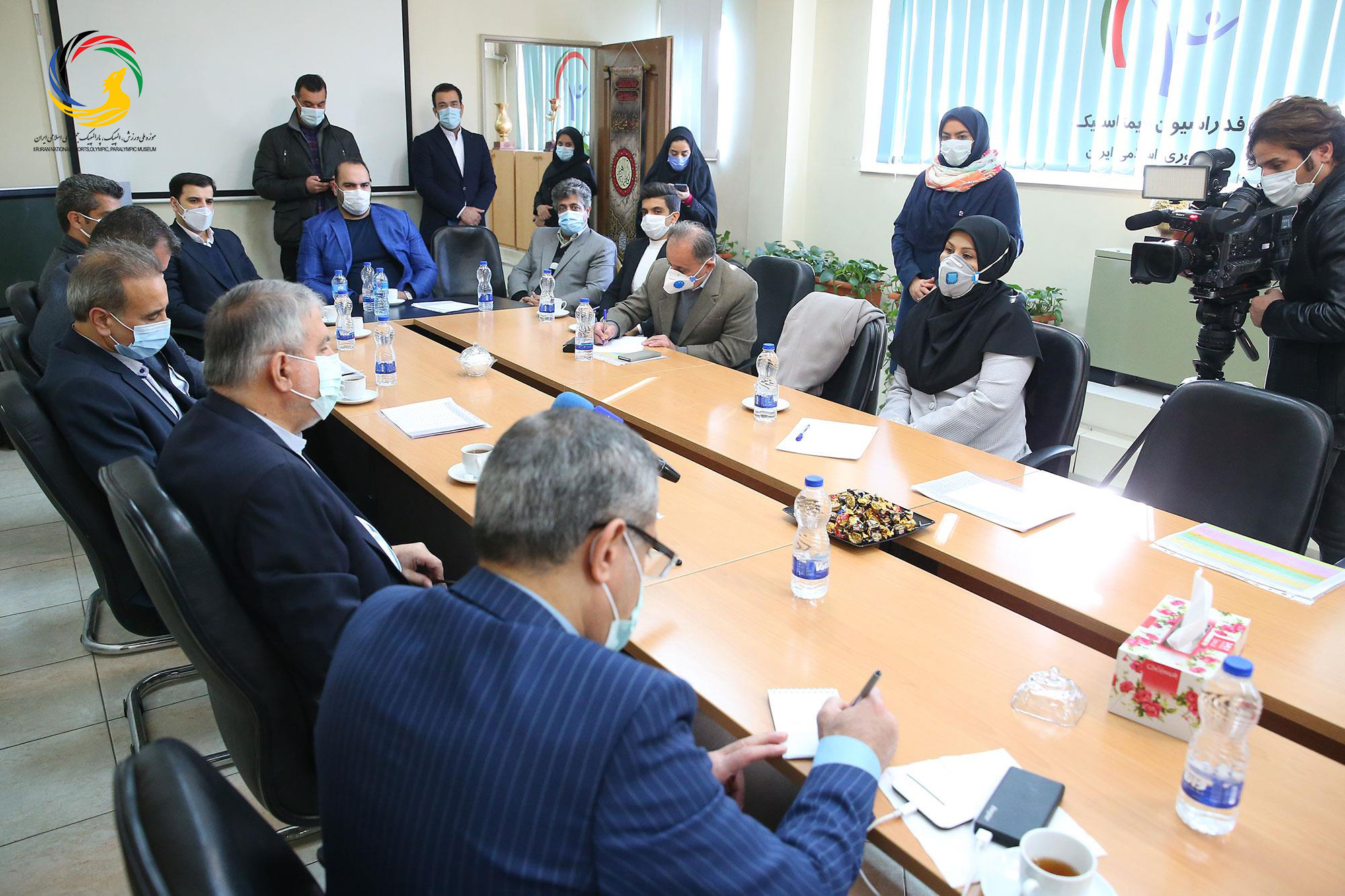 بازدید مدیر موزه ملی ورزش،المپیک،پارالمپیک و مسئولین کمیته ملی المپیک از فدراسیون های ژیمناستیک، هاکی و بولینگ و بیلیارد