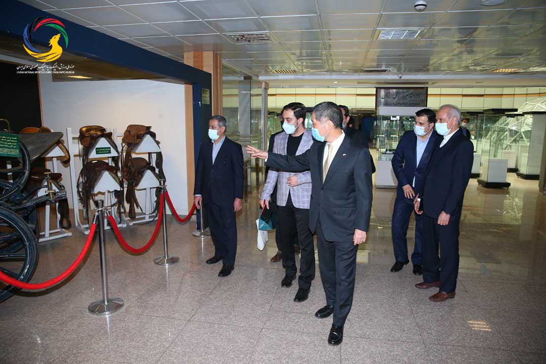 بازدید سفیر ژاپن از موزه ملی ورزش،المپیک،پارالمپیک