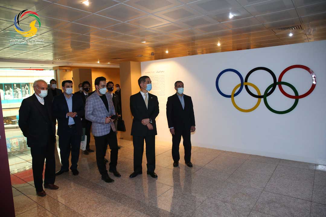 بازدید سفیر ژاپن از موزه ملی ورزش،المپیک،پارالمپیک