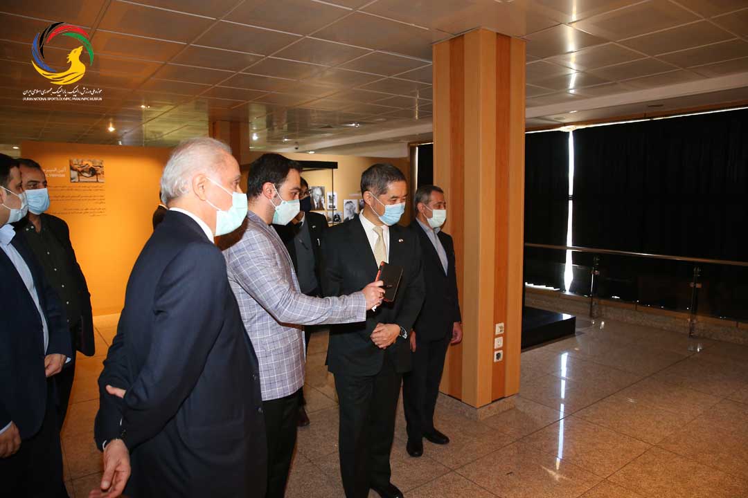 بازدید سفیر ژاپن از موزه ملی ورزش،المپیک،پارالمپیک