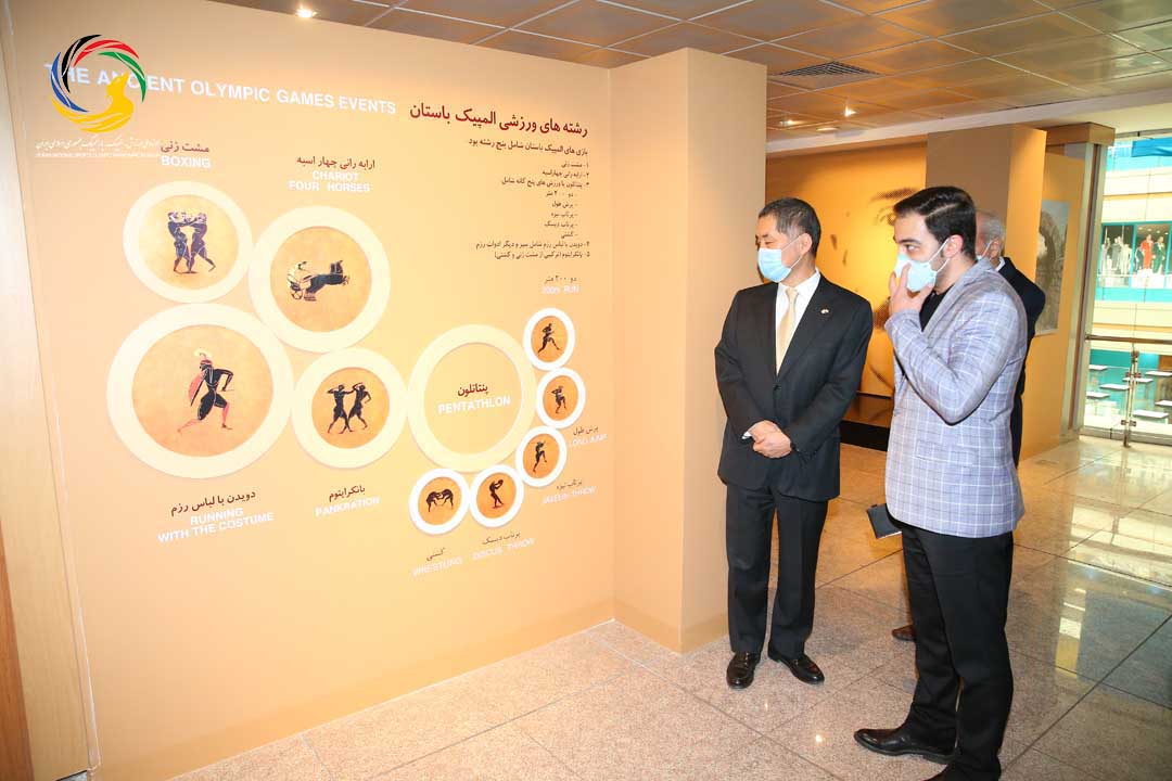 بازدید سفیر ژاپن از موزه ملی ورزش،المپیک،پارالمپیک