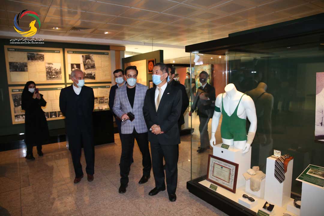 بازدید سفیر ژاپن از موزه ملی ورزش،المپیک،پارالمپیک