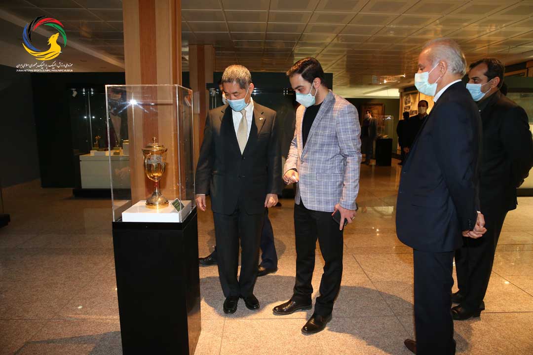 بازدید سفیر ژاپن از موزه ملی ورزش،المپیک،پارالمپیک