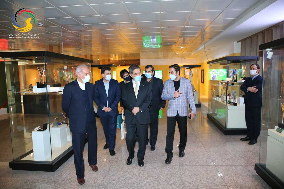 بازدید سفیر ژاپن از موزه ملی ورزش،المپیک،پارالمپیک