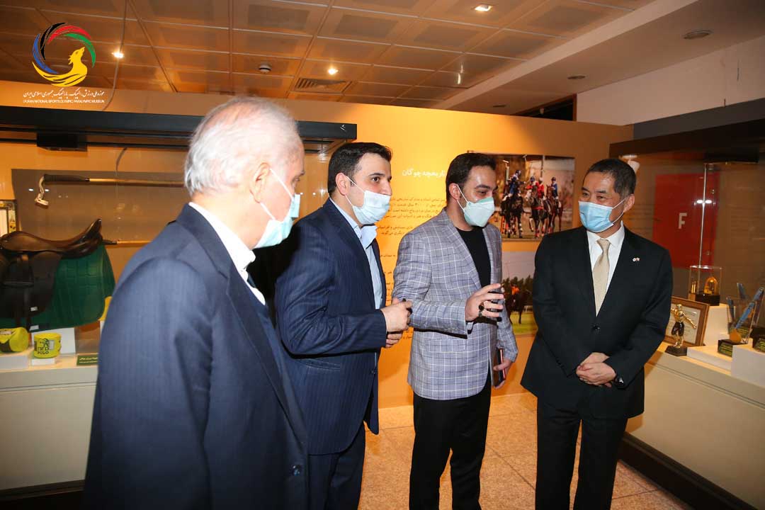 بازدید سفیر ژاپن از موزه ملی ورزش،المپیک،پارالمپیک