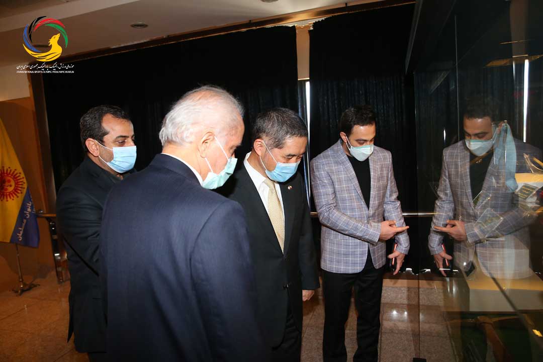 بازدید سفیر ژاپن از موزه ملی ورزش،المپیک،پارالمپیک