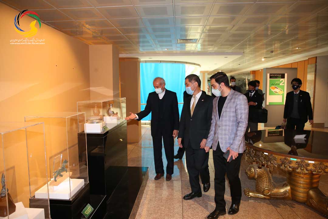 بازدید سفیر ژاپن از موزه ملی ورزش،المپیک،پارالمپیک