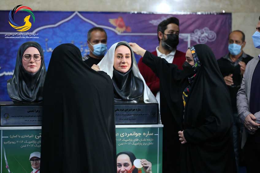 رونمایی ازسردیس چهار بانوی مدال آور تاریخ پارالمپیک
