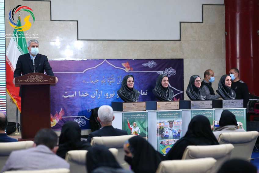 رونمایی ازسردیس چهار بانوی مدال آور تاریخ پارالمپیک