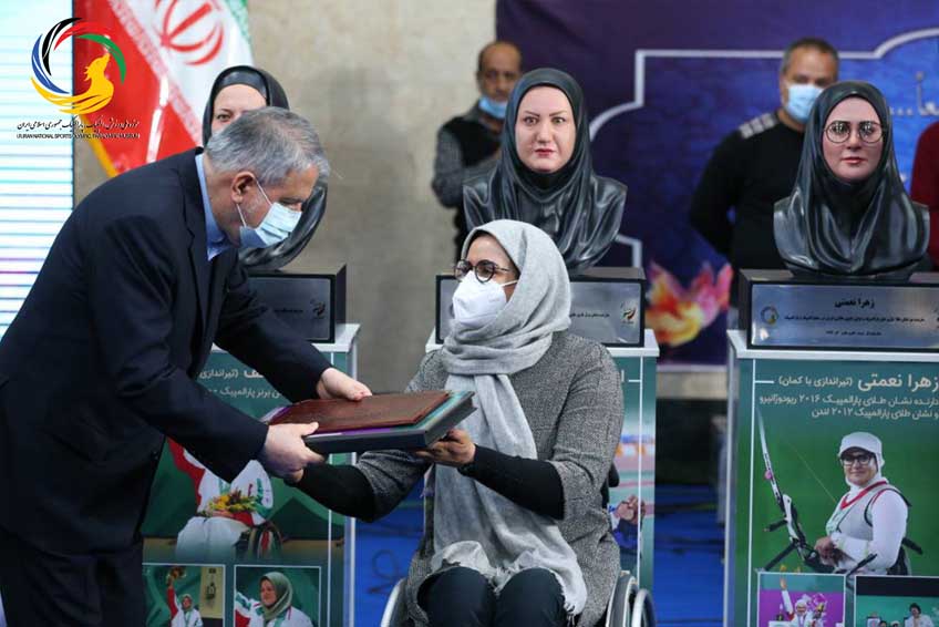 رونمایی ازسردیس چهار بانوی مدال آور تاریخ پارالمپیک