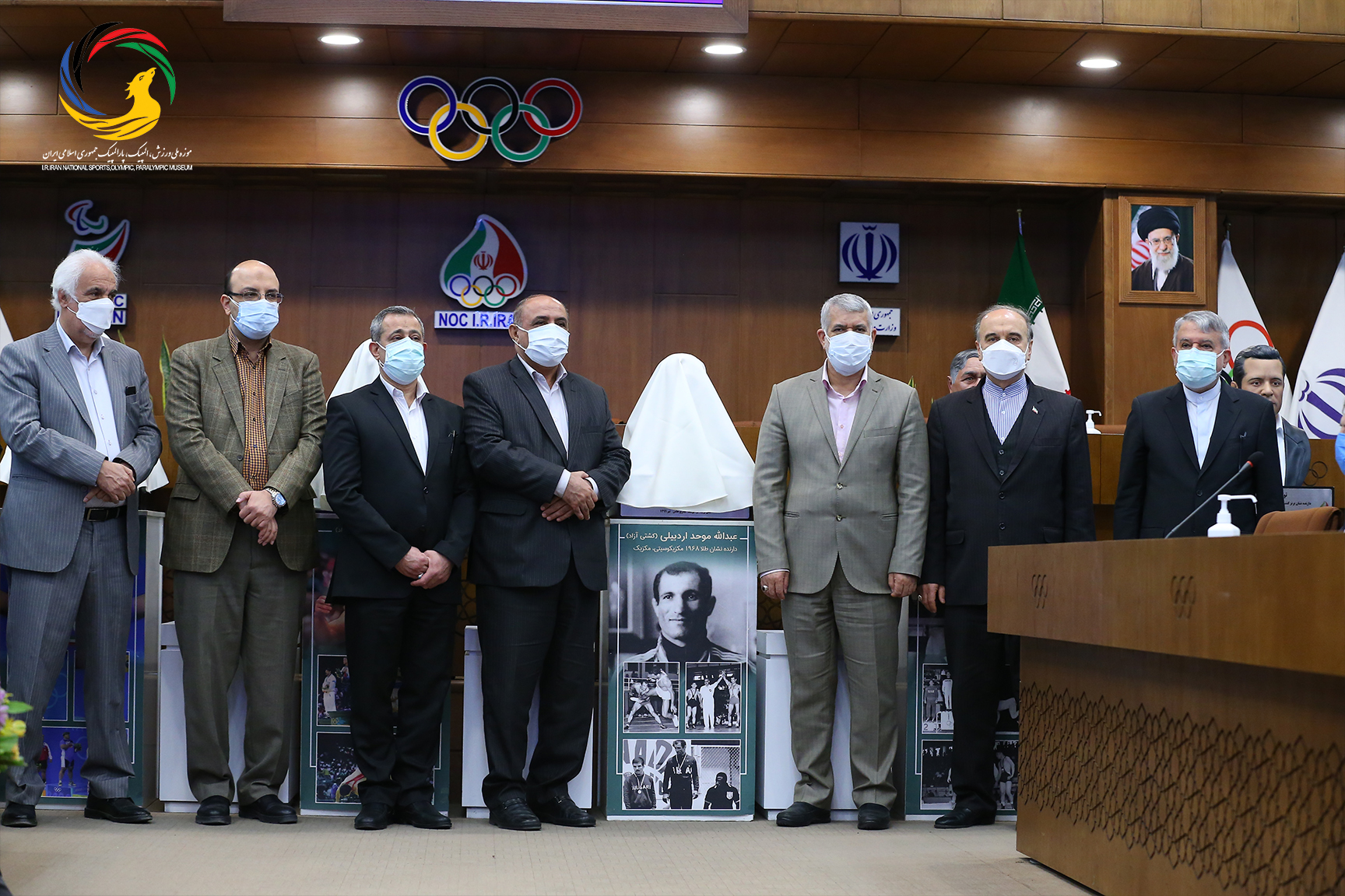 رونمایی از سردیس شش تن از قهرمانان افتخارآفرینان ورزش کشور