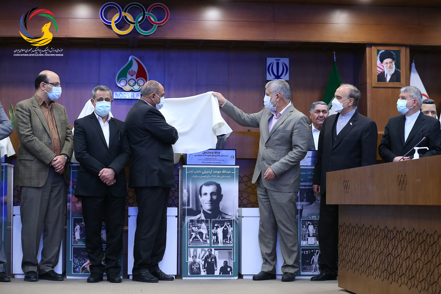 رونمایی از سردیس شش تن از قهرمانان افتخارآفرینان ورزش کشور