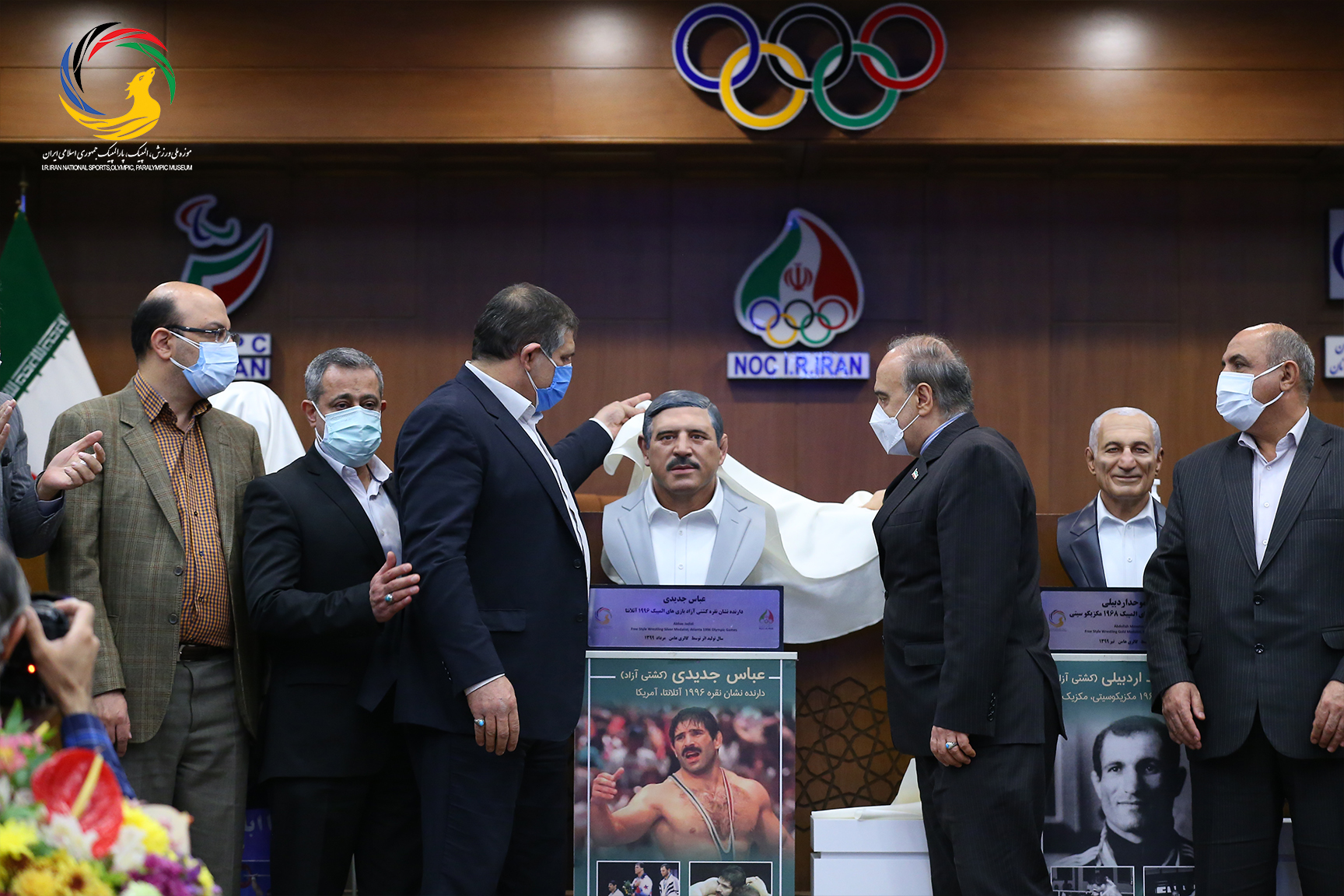 رونمایی از سردیس شش تن از قهرمانان افتخارآفرینان ورزش کشور