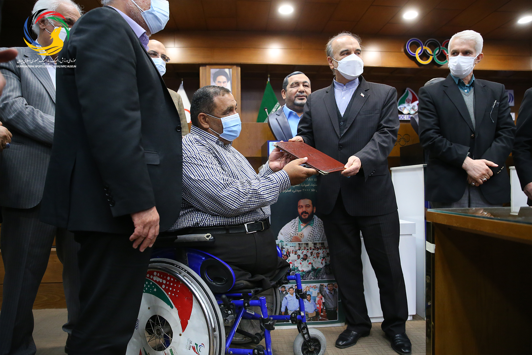 رونمایی از سردیس شش تن از قهرمانان افتخارآفرینان ورزش کشور 28 بهمن ماه 1399