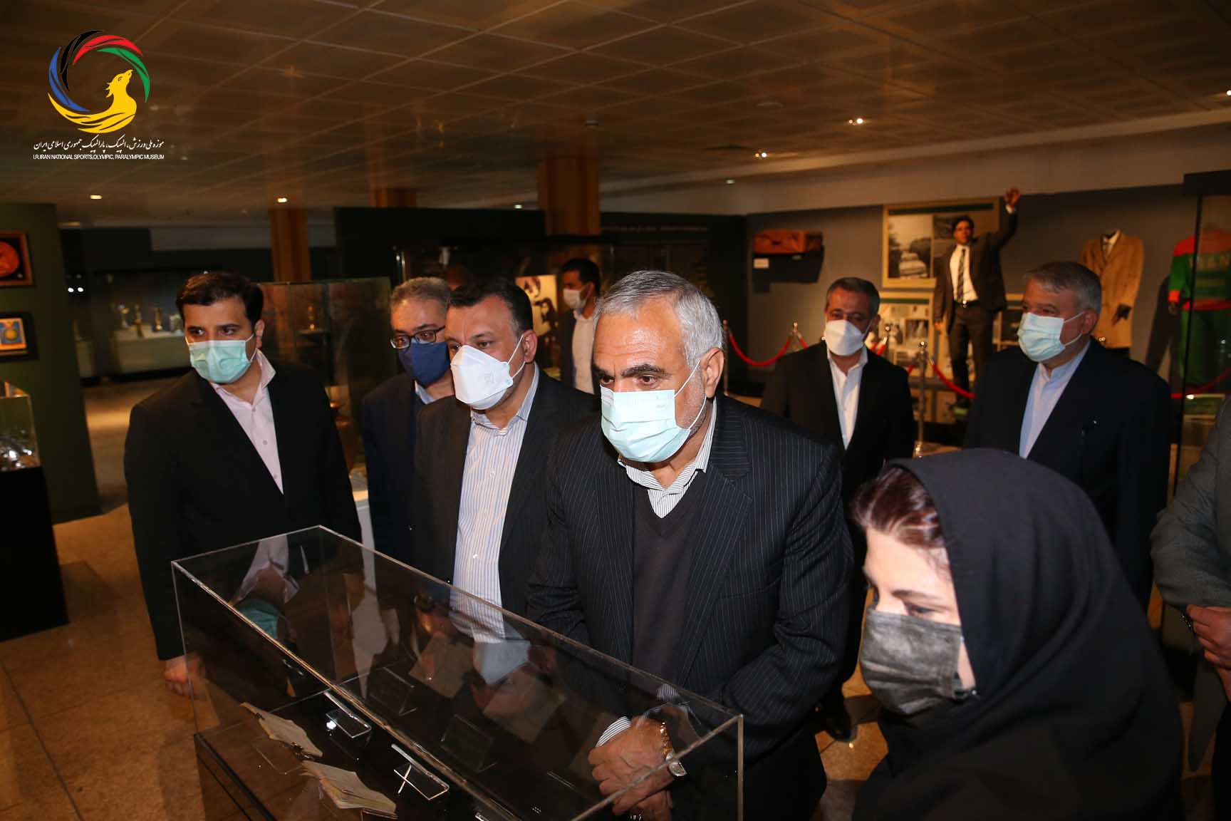 بازدید معاون وزارت تعاون، کار و رفاه اجتماعی از موزه ملی ورزش المپیک و پارالمپیک جدید