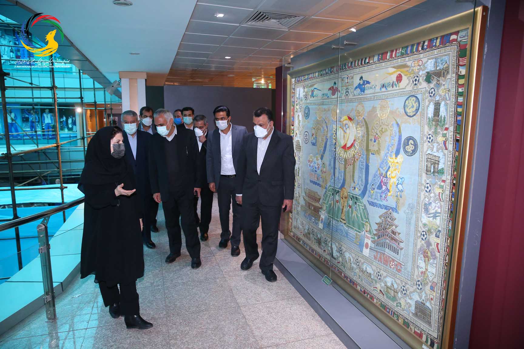 بازدید معاون وزارت تعاون، کار و رفاه اجتماعی از موزه ملی ورزش المپیک و پارالمپیک