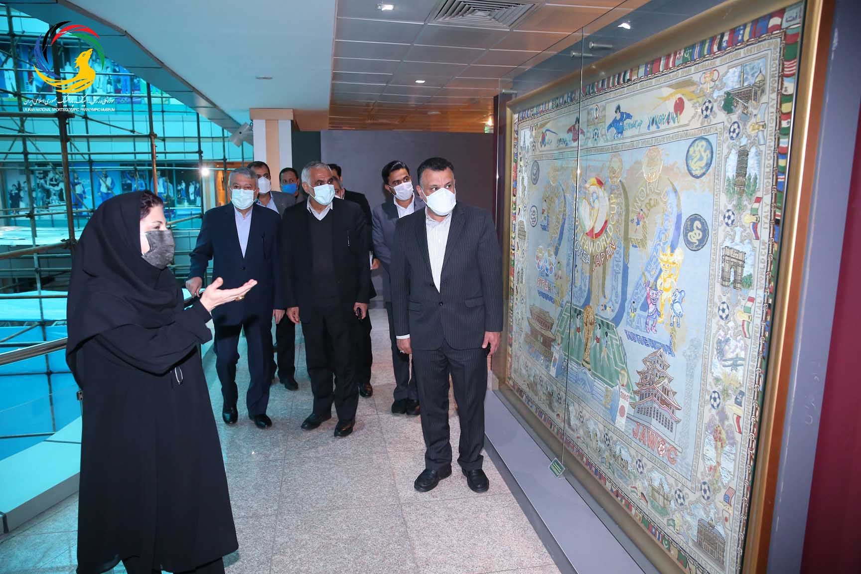 بازدید معاون وزارت تعاون، کار و رفاه اجتماعی از موزه ملی ورزش المپیک و پارالمپیک