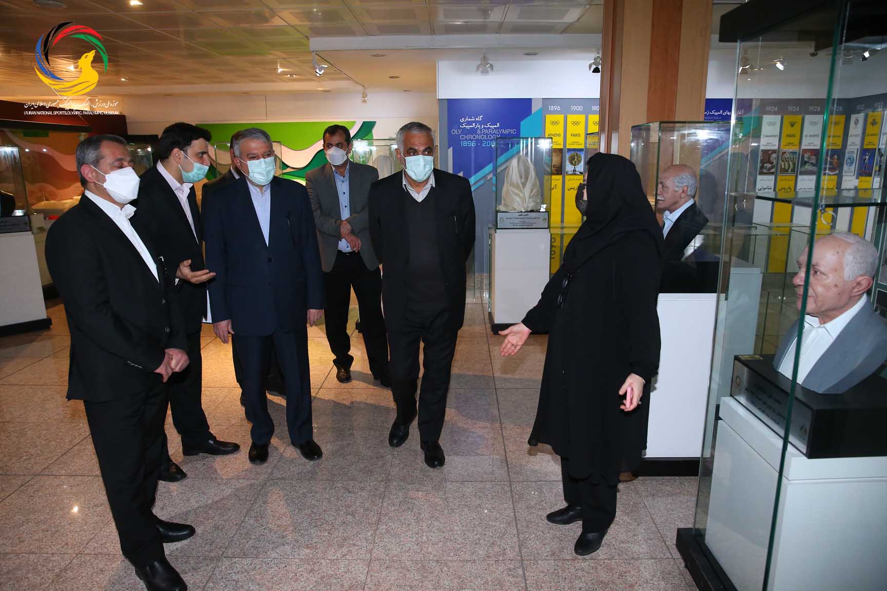 بازدید معاون وزارت تعاون، کار و رفاه اجتماعی از موزه ملی ورزش المپیک و پارالمپیک
