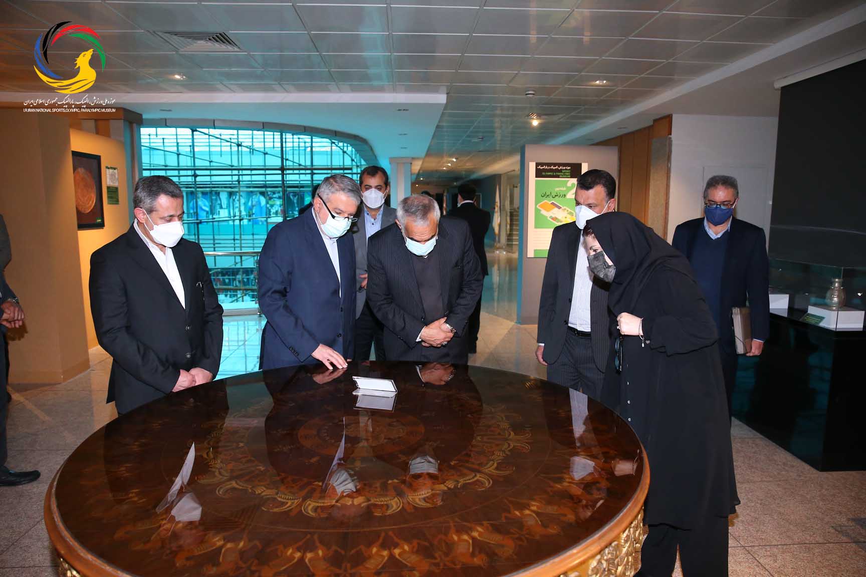 بازدید معاون وزارت تعاون، کار و رفاه اجتماعی از موزه ملی ورزش المپیک و پارالمپیک