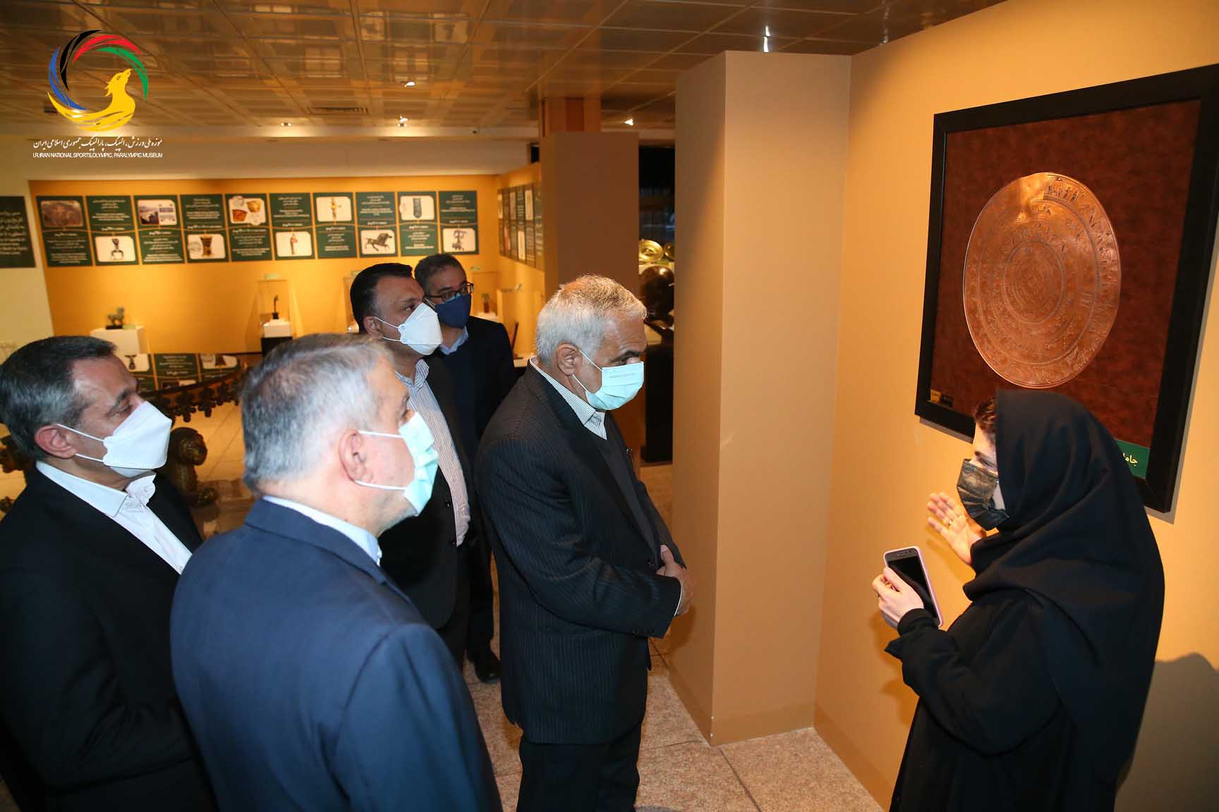 بازدید معاون وزارت تعاون، کار و رفاه اجتماعی از موزه ملی ورزش المپیک و پارالمپیک