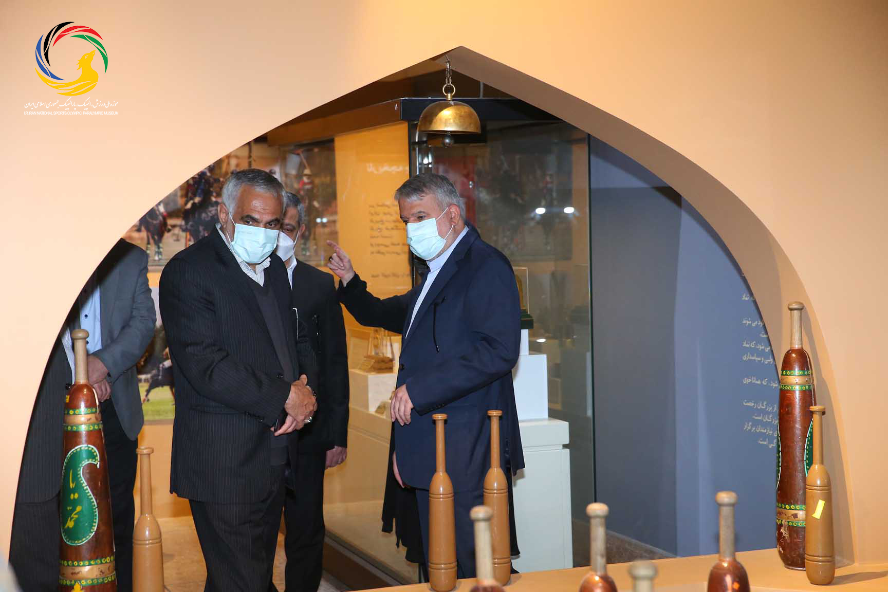 بازدید معاون وزارت تعاون، کار و رفاه اجتماعی از موزه ملی ورزش المپیک و پارالمپیک