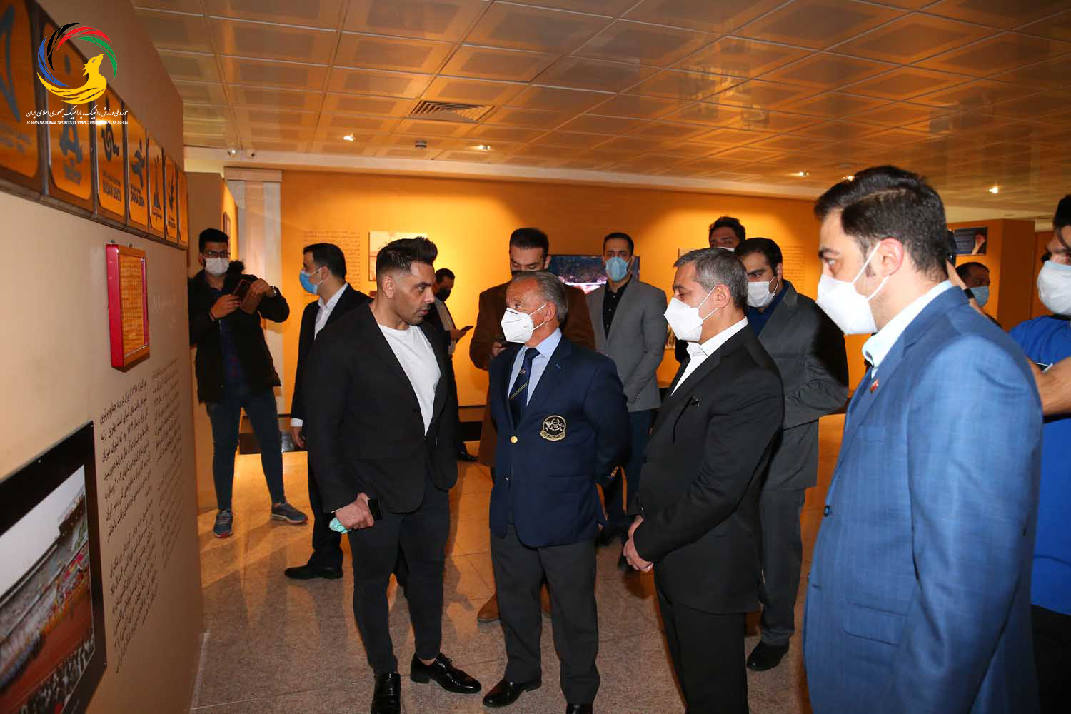 بازدید رافائل سانتونخا رئیس اسپانیایی فدراسیون جهانی از موزه ملی ورزش