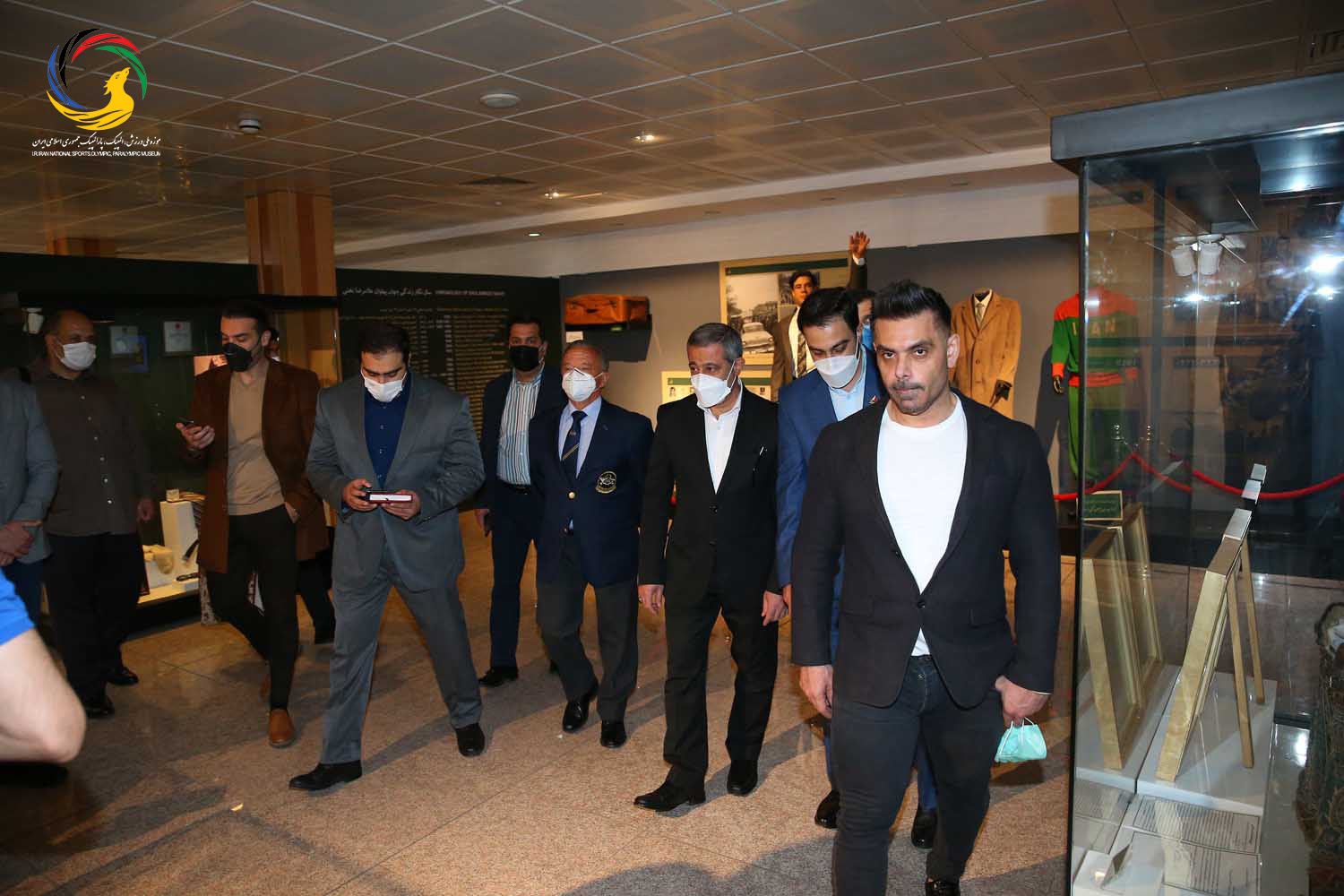 بازدید رافائل سانتونخا رئیس اسپانیایی فدراسیون جهانی از موزه ملی ورزش